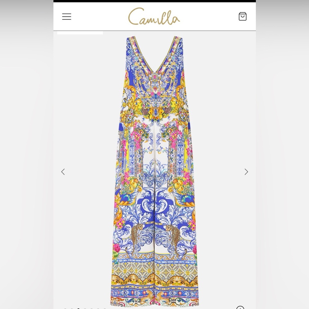 Camilla Colorful Patterned Maxi jumpsuit 
Newest collection and arrival